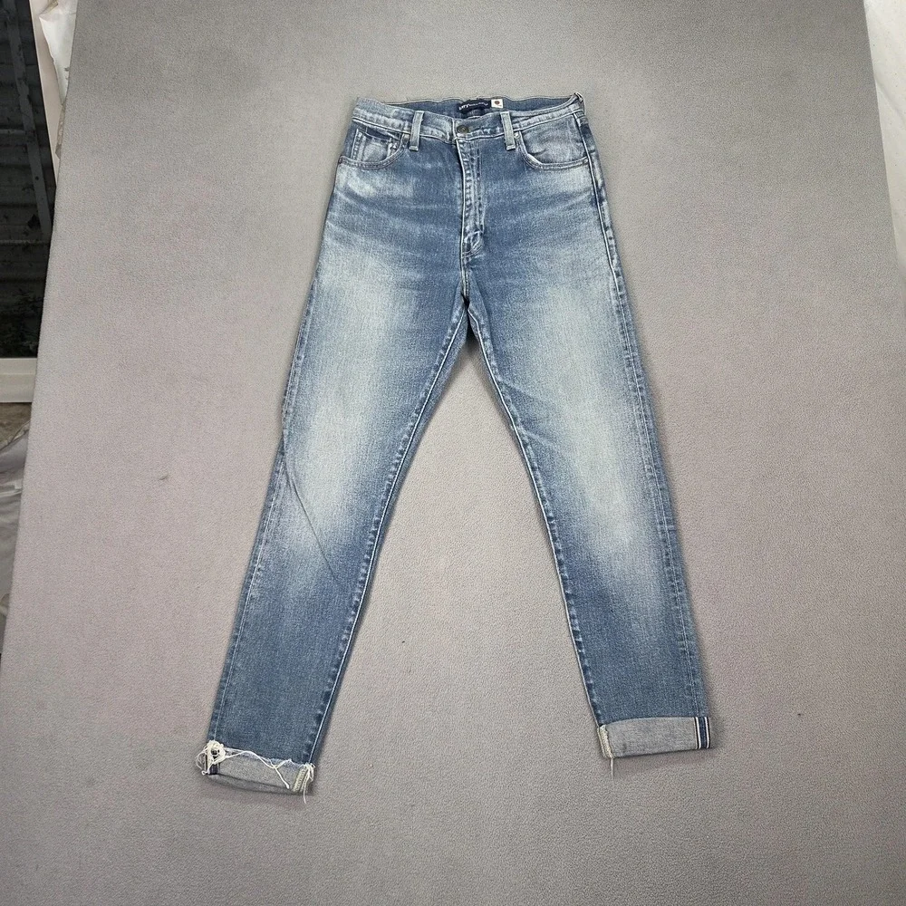 Levis Jeans Womens 26x29 Made Crafted Selvedge High Rise Raw Hem Made‎ Japan